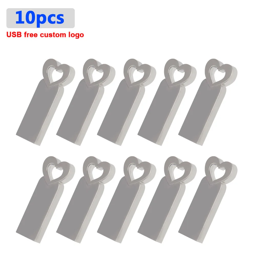

10pcs/lot USB Flash Drive 8 16 32 64G pendrive 128G Pen drive waterproof u-disk 2.0 colorful usb stick photography gift for PC