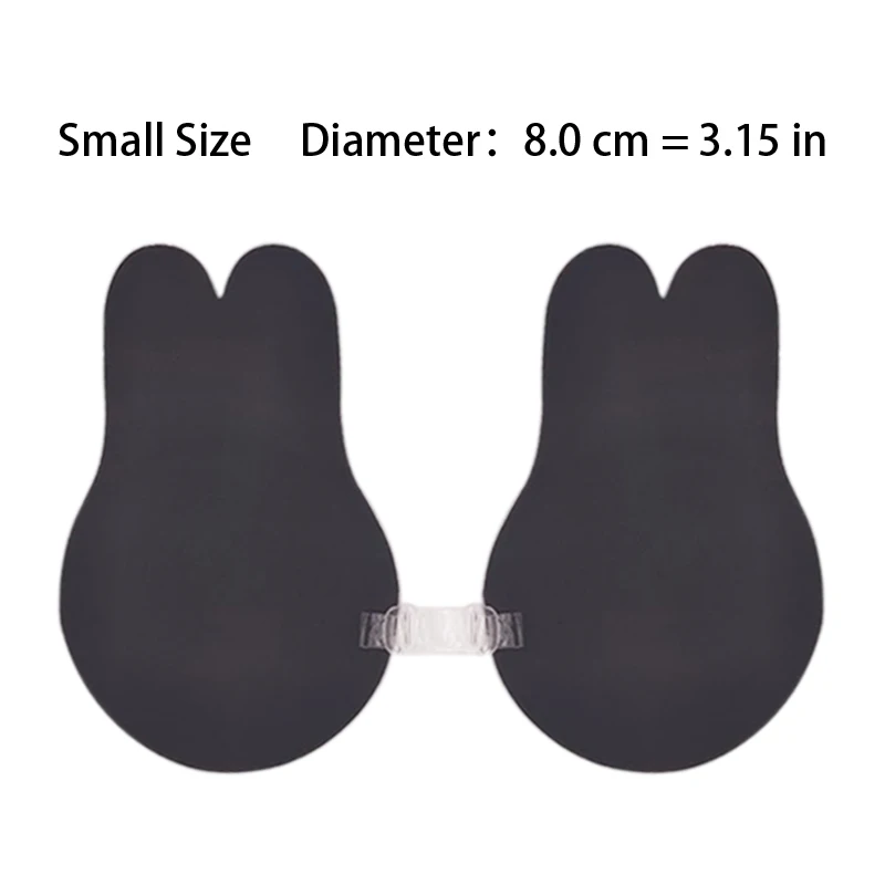 black-8.0cm Липкий бюстгальтер сексуальное женское белье Femme бюстгальтер с подтяжкой невидимый бюстгальтер-невидимка без бретелек клейкий силиконовый невидимый пуш-ап бюстгальтер для женщин - Цвет: black-8.0cm