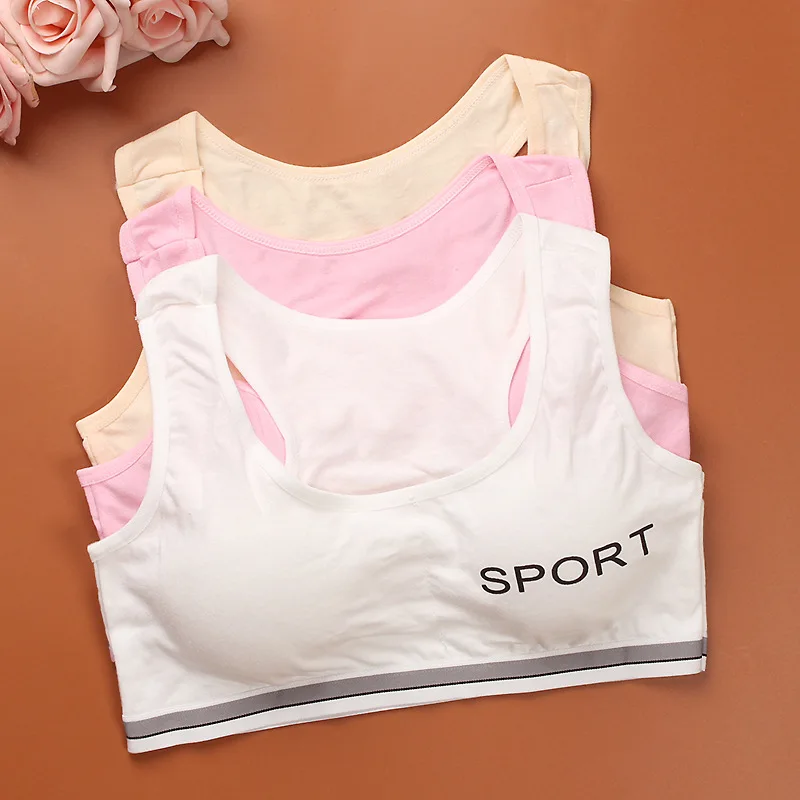 Нижнее белье для девочек подростков хлопковые бюстгальтеры маленьких