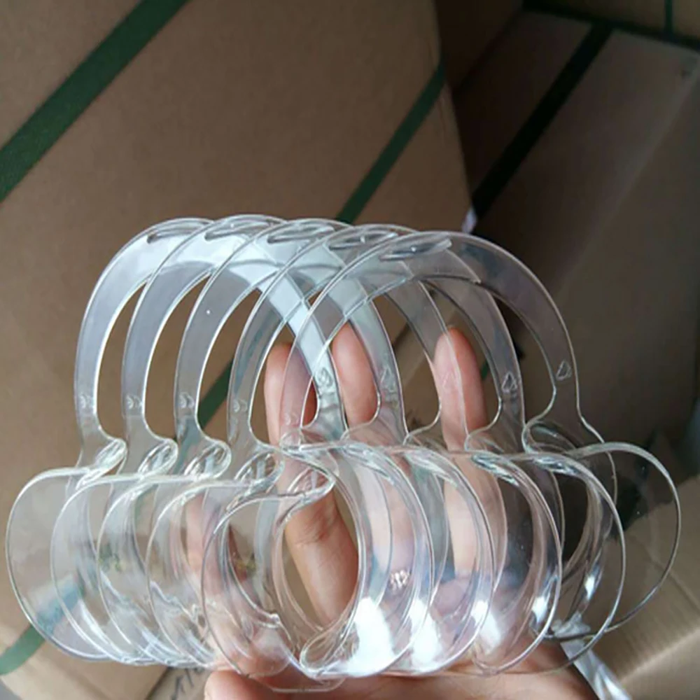 20pcs C Форма роторасширитель рот кляп стоматологические инструменты для щек Ретрактор рот Рассекатель губы ротовой роторасширитель для чистки стоматологические материалы