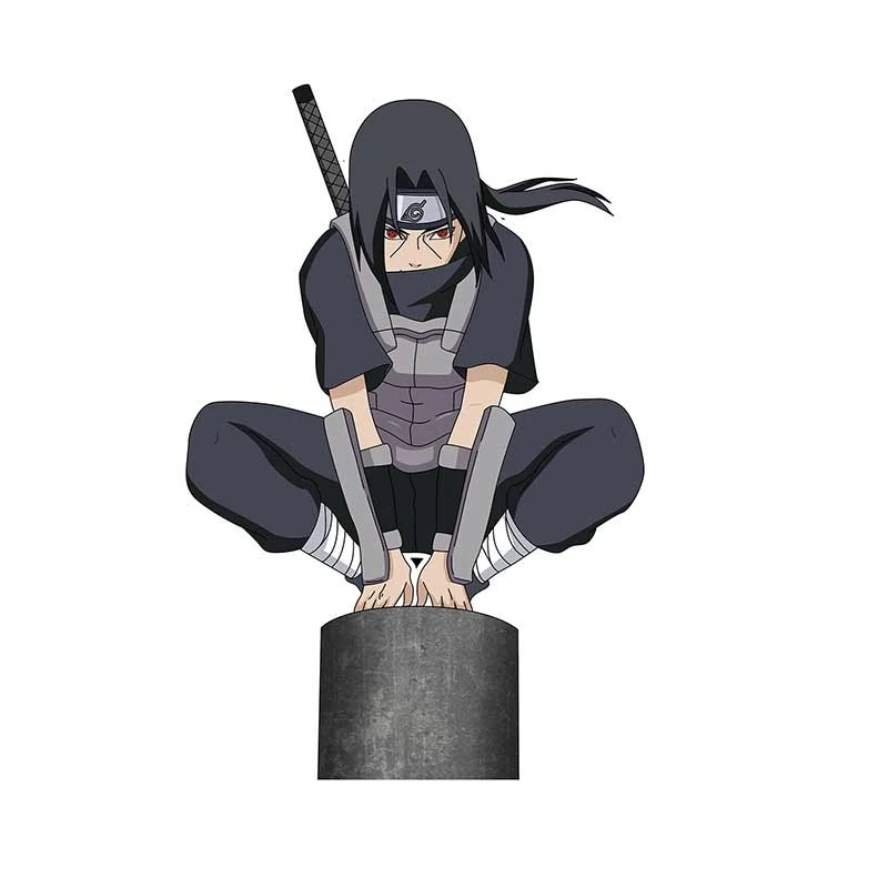 Автомобильные наклейки для нового 5 дизайна Итачи Аниме Anbu Akatsuki ITI Peeking забавные