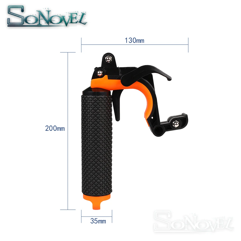 Съемка плавающей рукоятка-поплавок пистолет триггер набор для GoPro Hero 7 6 5 черный