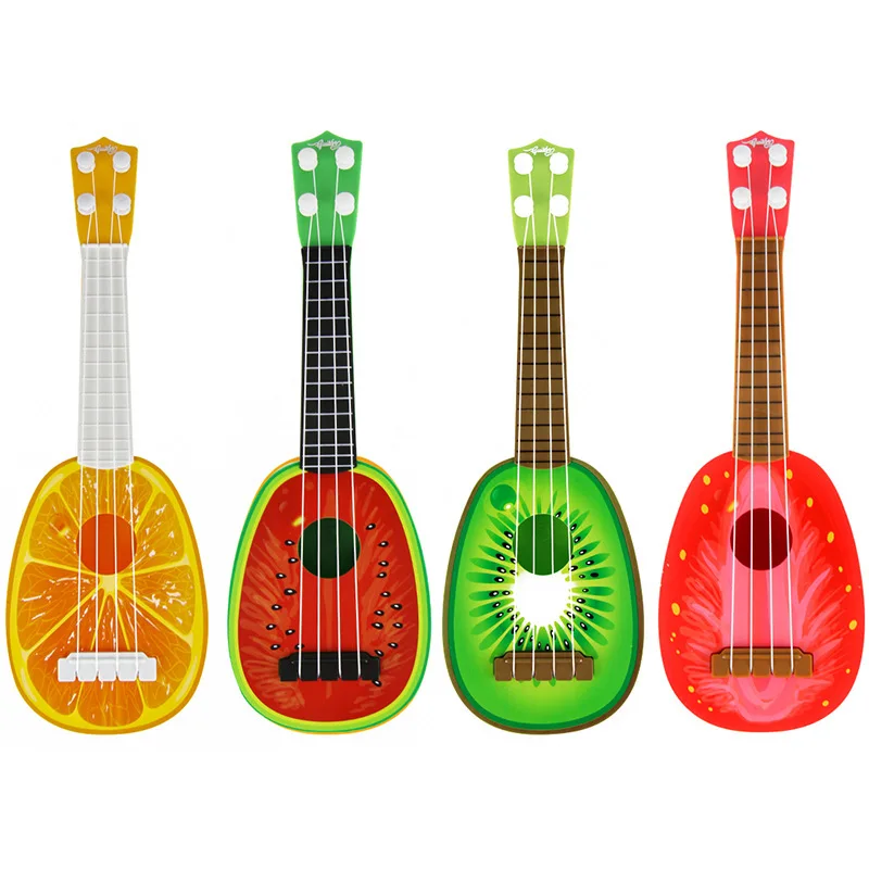 2020 pop verkauf instrumente pädagogisches mini niedlich obst ukulele spielzeug new kid musical kleine gitarre geschenk free global shipping
