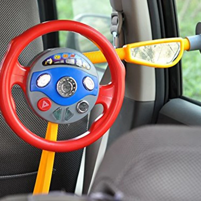 Детская игрушка с рулевым колесом на заднем сиденье электронная игра для