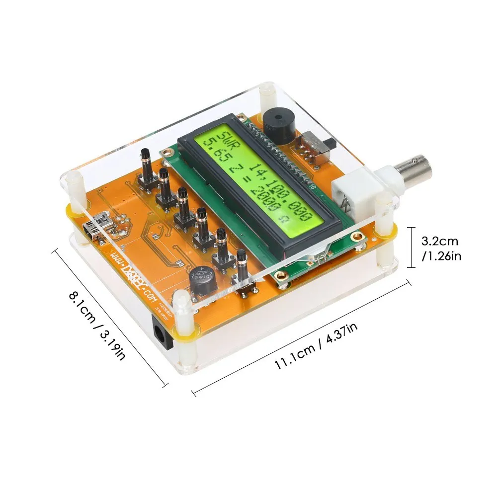 Цифровой анализатор коротковолновой антенны тестер для любительского радио Q9 1 ~