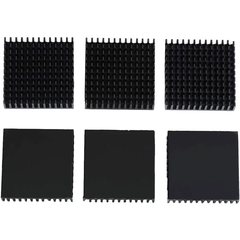 20PCS 40mm x 11mm Black Aluminum Heatsink Cooling Fin for MOSFET VRam Regulators VRM Stepper Driver | Компьютеры и офис