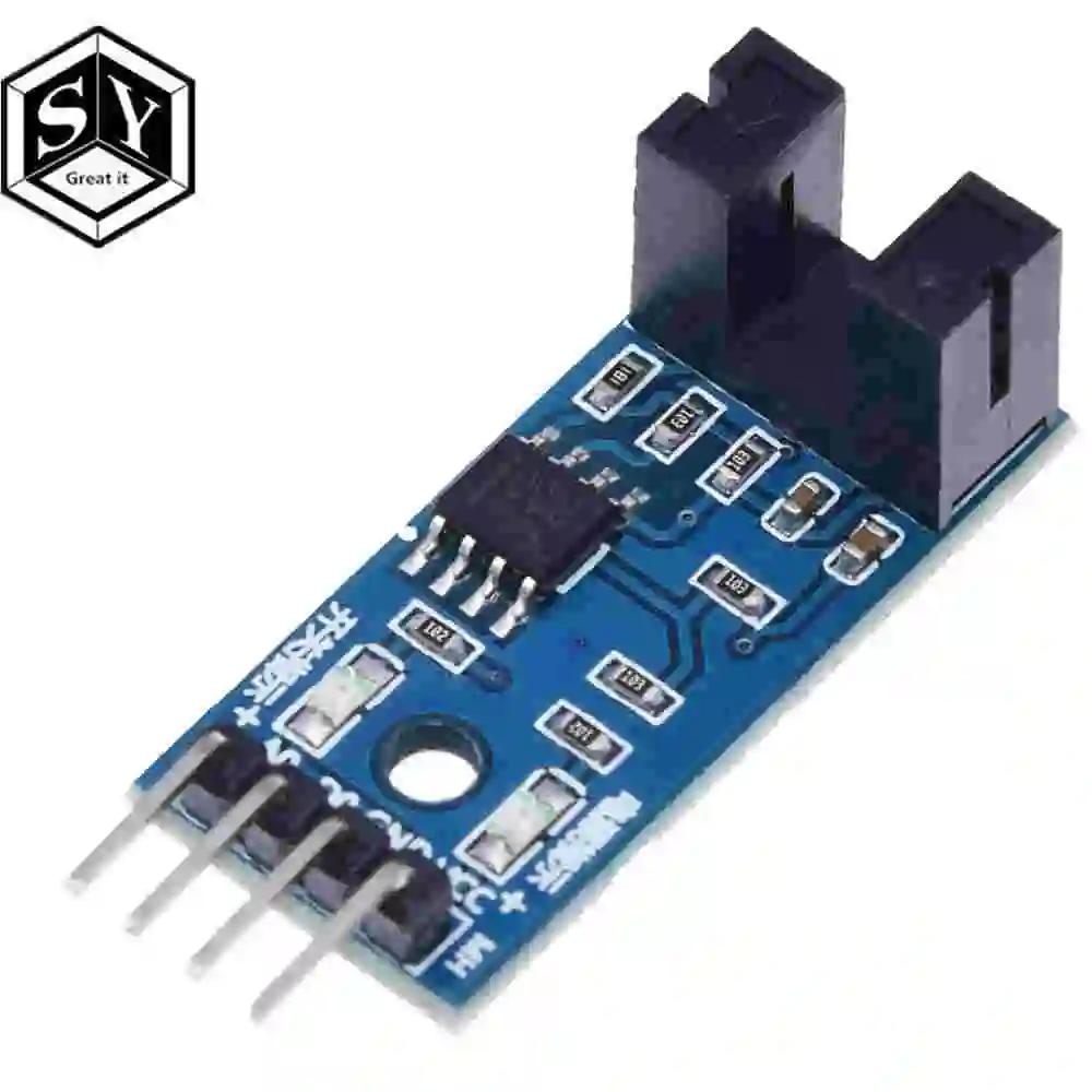 Здорово F249 4 контактный инфракрасный Скорость Сенсор модуль для Arduino/51/AVR/PIC 3,3 V-5 V Высокое качество - Цвет: speed blue 4PIN