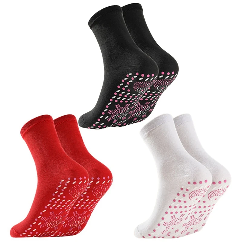 

Elastic durable self-heating health socks, magnetic therapy massage to keep warm, cold-resistant cotton socks, winter benefits