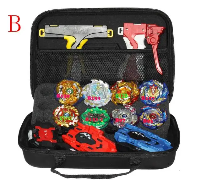 B Топы Beyblade Burst набор игрушек Beyblades Arena Bayblade Металл Fusion боевой гироскоп пусковая установка волчок Bey Blade новые игрушки - Цвет: B