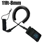 Поводок для серфинга 11 футов 8 мм спиральный поводок новый дизайн поводок для серфинга Yep. Surf pranchas de