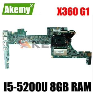 for hp x360 g1 13 4003dx 13 4000 laptop motherboard with i5 5200u cpu 8gb ram 801506 501 801506 601 801506 001 da0y0dmbaf0 free global shipping