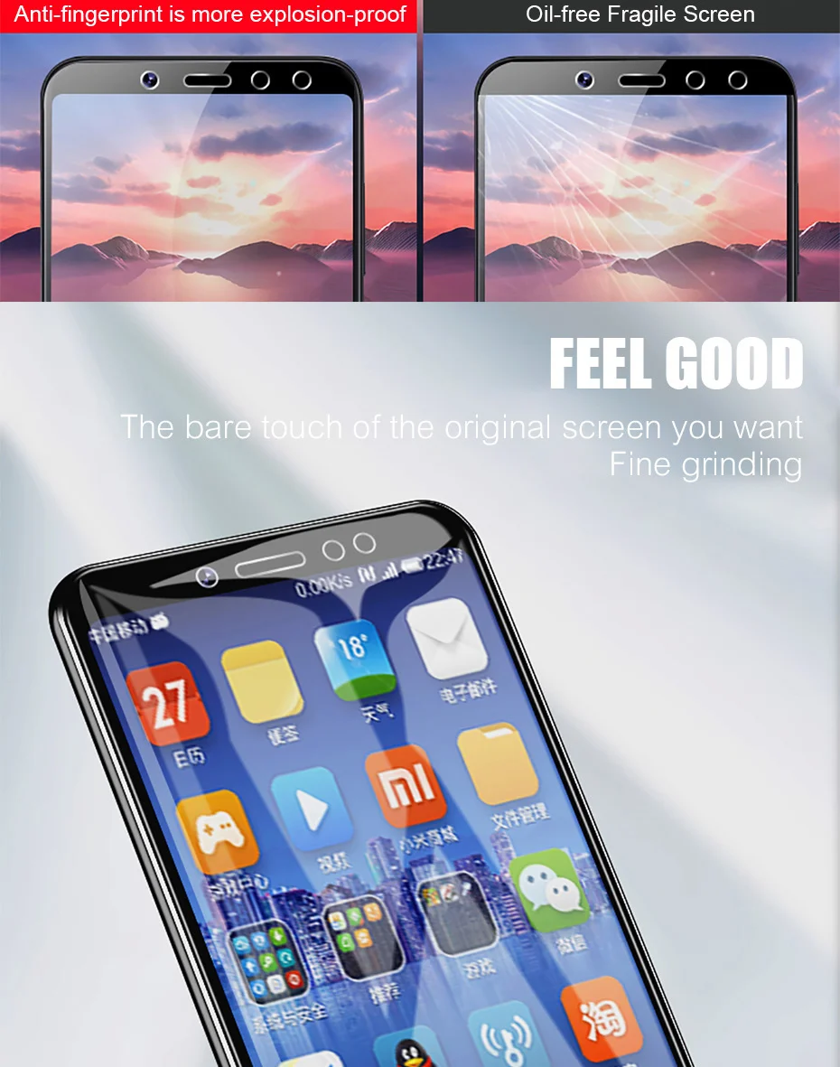 3 шт. полное покрытие из закаленного стекла для Xiaomi Redmi Note 7 6 5 Pro 5A 6 Защита экрана для Redmi 5 Plus 6A Защитная стеклянная пленка
