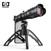 apexel hd 36x zoom mobile phone telescope lens telephoto external smartphone camera lens with tripod for iphone samsung huawei