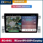 9 дюймов Android 10 головное устройство для Защитные чехлы для сидений, сшитые специально для SUZUKI GRAND VITARA 2005 2006 2007 2008-2015 радио fm аудио автомобильный GPS мультимедийный плеер