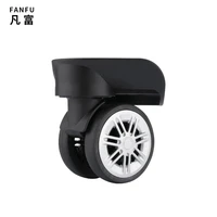 black password suitcase trolley wheels repair accessories left right pull rod suitcase equipment trolley case casters wheels