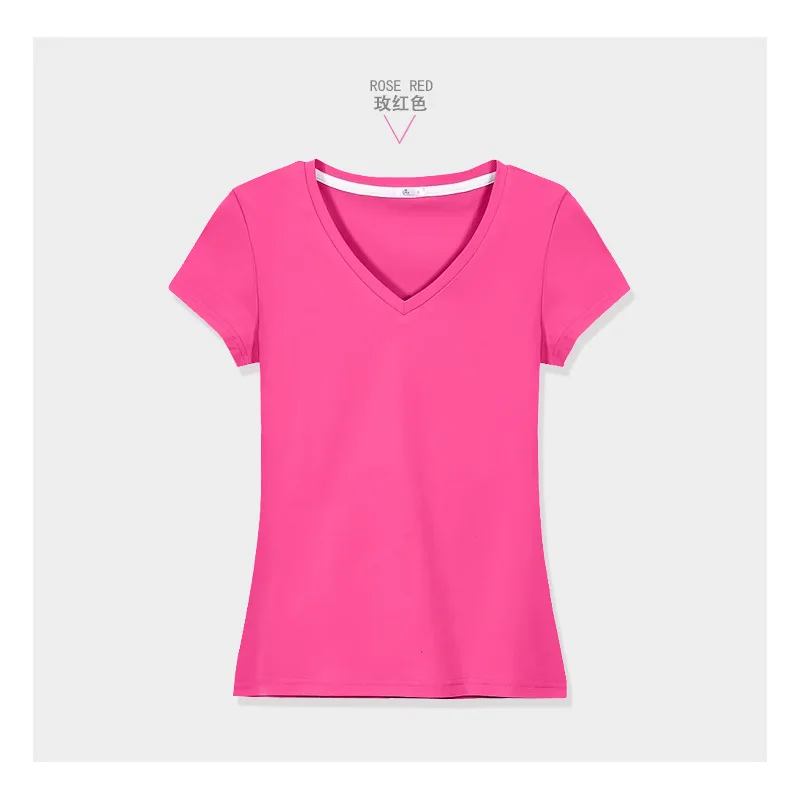 

Fashion Logo Printing T Shirts Women's Short Sleeve orange Fashion 100% cotton Female T-Shirts