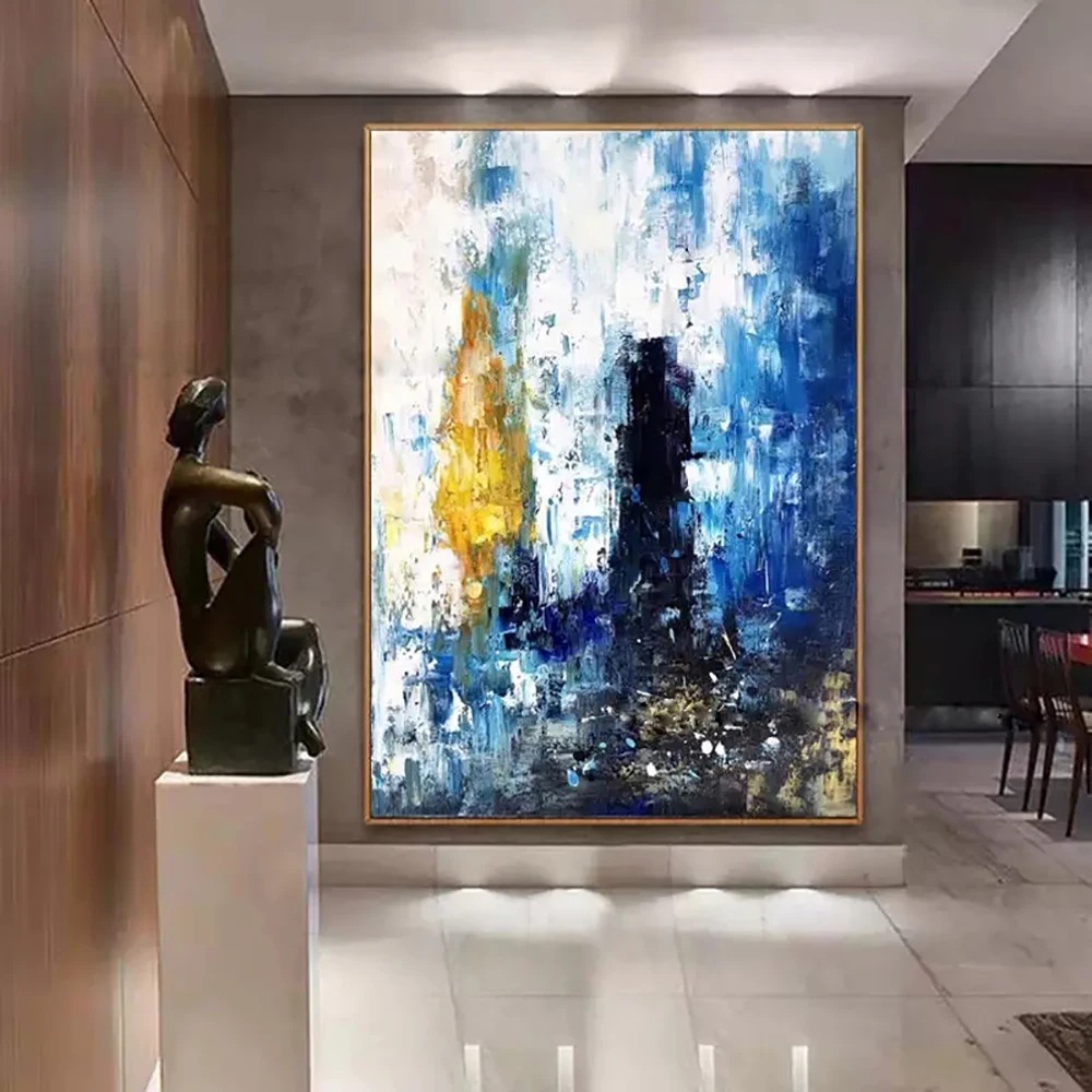 

Large Wall Art Oil Painting On Canvas Handmade Modern Abstract Paintings Large Cuadros Decoration Picture Hand Painted Unframde