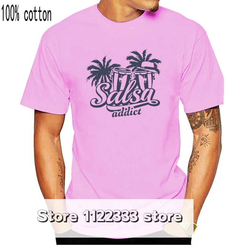 

Men tshirt Salsa addict Classic T Shirt women T-Shirt tees top