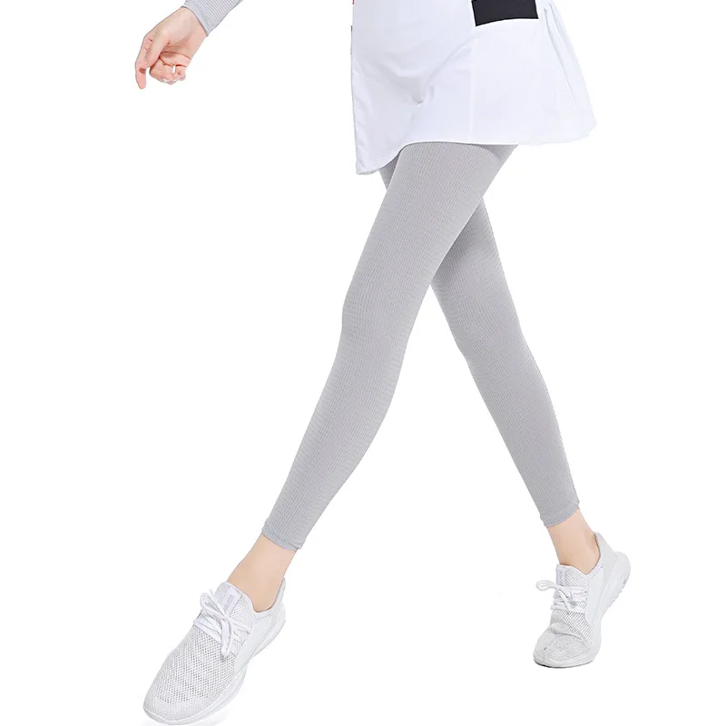 

Ice silk riding leg cover, comfortable, breathable, non-slip leg cover for men and women