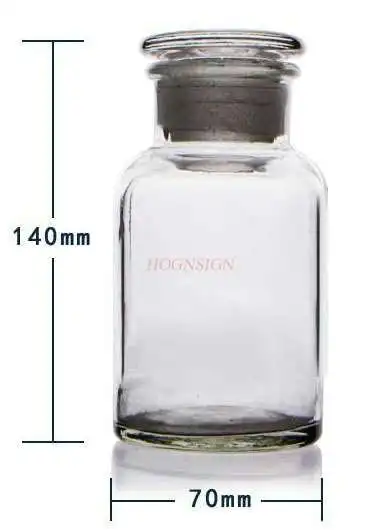 Аксессуары для лабораторного оборудования прозрачная бутылка с широким горлом