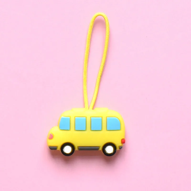 

Kawaii Cartoon Car Keychain Charms Purse Key Chain Trendy Anime pen Accessories Car Keychain Pendant Zipper Chain for Boy