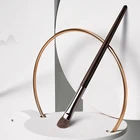 Кисть для макияжа MyDestiny, черное дерево, профессиональная серия из натурального меха, серая крыса и пони, угловая кисть для носа, кисть для теней, косметика