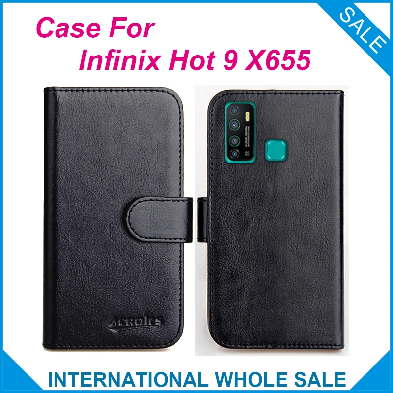 

Infinix Hot 9 X655 Case 6 Colors Flip Slots Leather Wallet Cases For Infinix Hot 9 X655 Cover Slots Phone Bag Credit Card