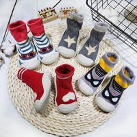 thick warm baby girl boy floor sock shoes nonslip baby toddler shoes new in winter soft rubber soles socks shoes newborn shoes