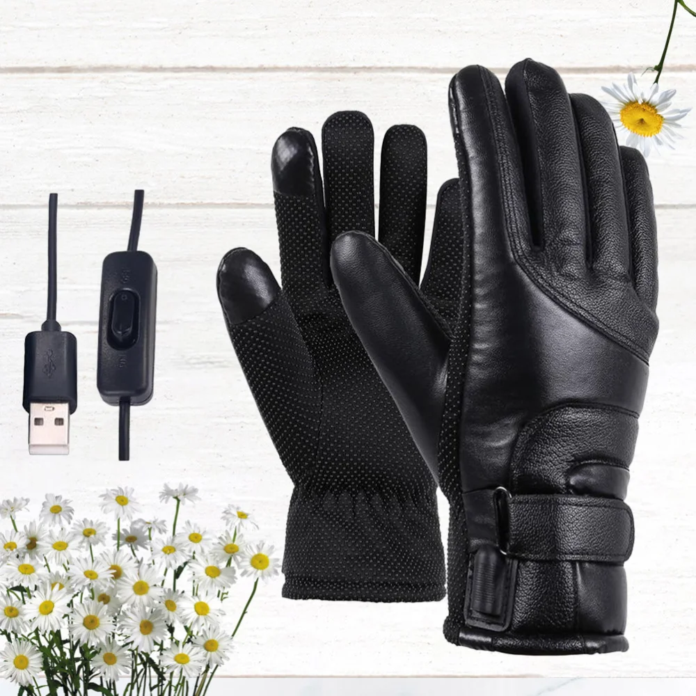 

1 Pair Winter Motorcycle Riding Electric Heating Warm USB High Heat Constant Temperature Thermal Heating fo