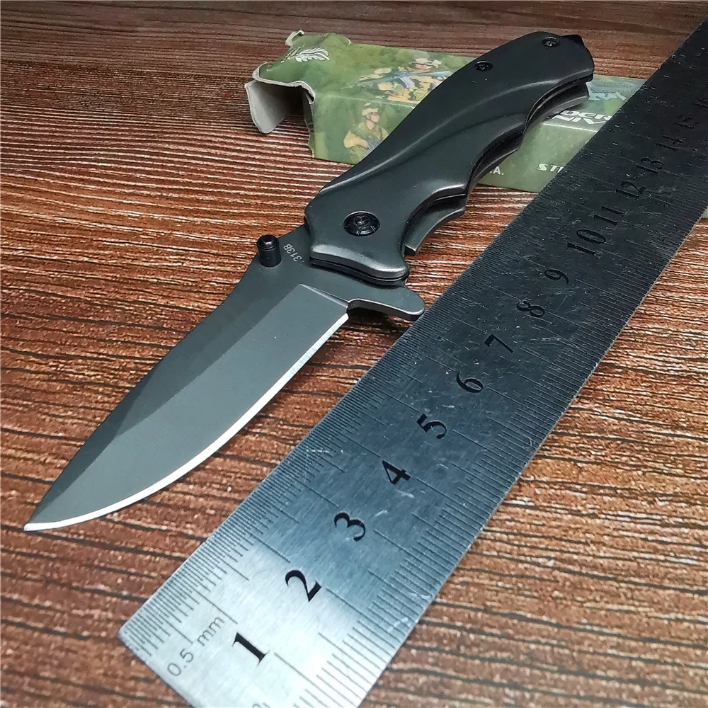 160mm 9CR18MOV Blade Quick Open Folding Knife Tactical Survival Hunting Camping High Hardness Military Pocket Portable Knives |