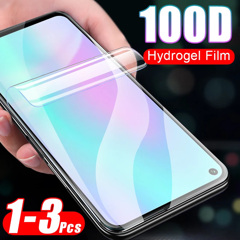 1 3 шт 100D Гидрогелевая мягкая пленка для huawei Honor 8x8 s 9x 10i 20S 20 Pro 9 10 Lite Полное покрытие