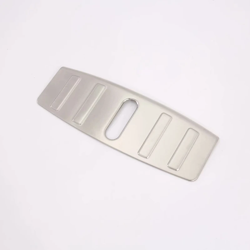 Silver Передняя Коробка для багажника двигателя, багажный бампер, панель для Tesla модели 3 из нержавеющей стали, на заказ, защита передней коробки - Цвет: Silver