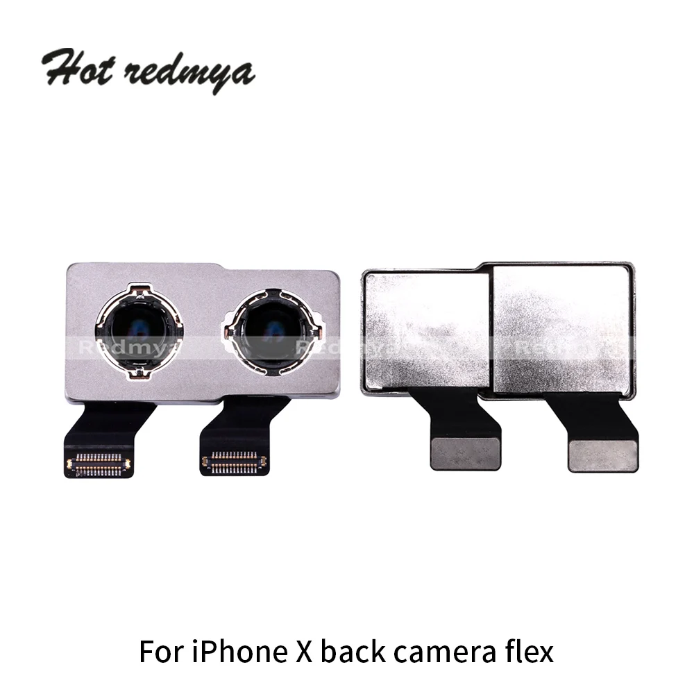 

Original 100% Back Rear Camera For iPhone X Back Main Camera Module Flex Cable Replacement Parts Tested OK