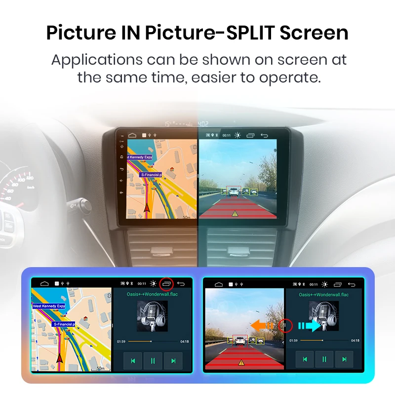 Автомагнитола AWESAFE PX9 мультимедийная стерео система на Android 10 без DVD с GPS