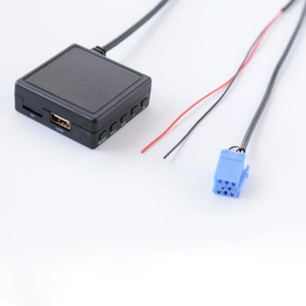 Автомобильный микрофон адаптер громкой связи Bluetooth 5 0 беспроводной вход AUX USB