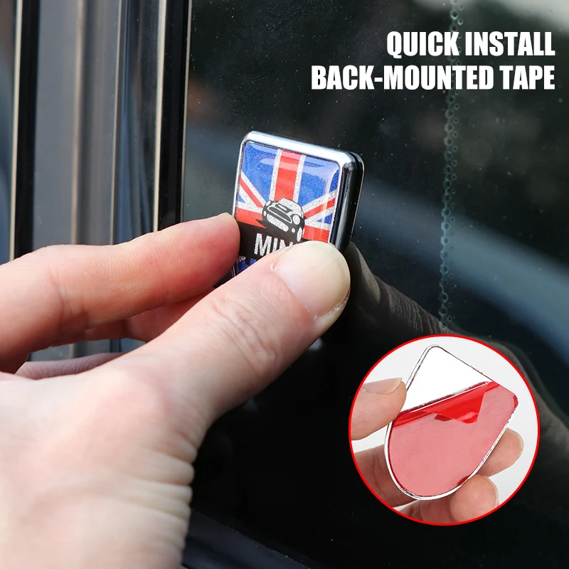 Металлический 3d-значок-эмблема наклейки для стайлинга автомобиля миниатюрного