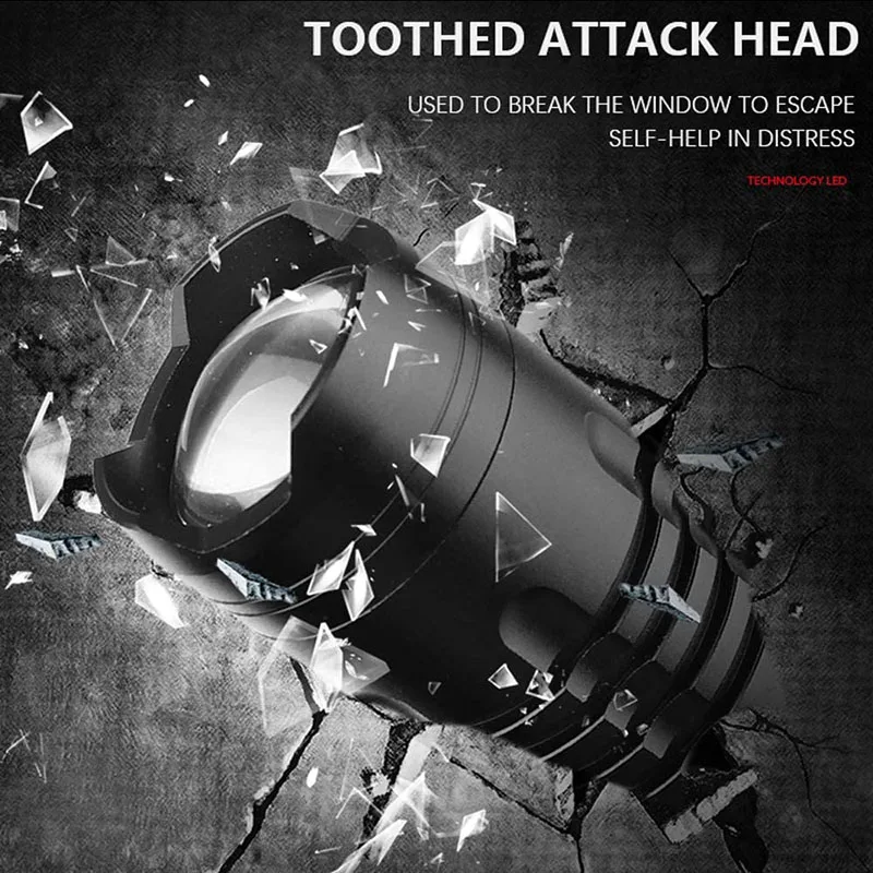 ZHIYU портативный L2 светодиодный светильник фонарь ультра яркий 18650 лампа с