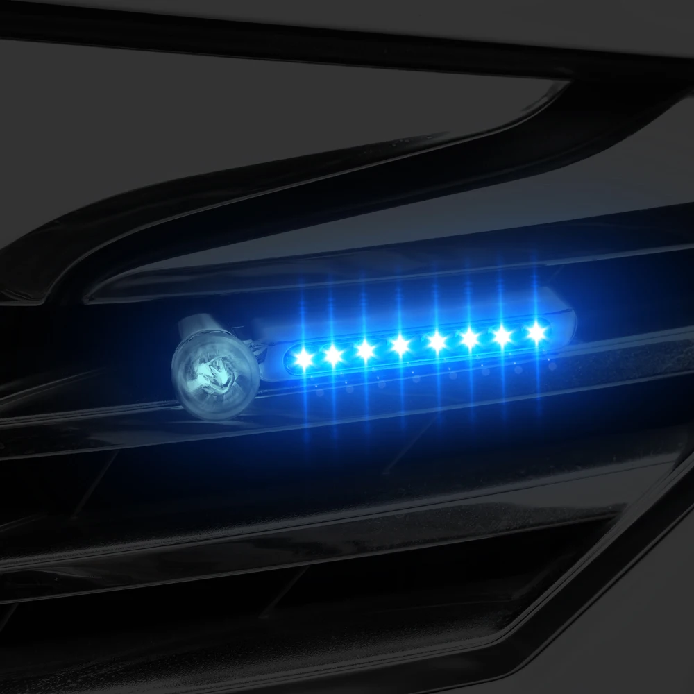 Автомобильные светодиодсветодиодный дневные ходовые огни на ветру для Skoda Fabia 2