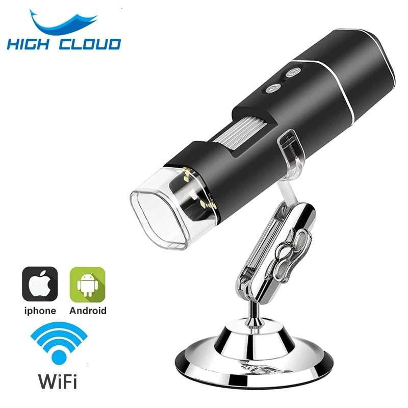 1000X цифровой микроскоп HD 1080P LED USB WiFi эндоскоп фотокамера для смартфона печатная