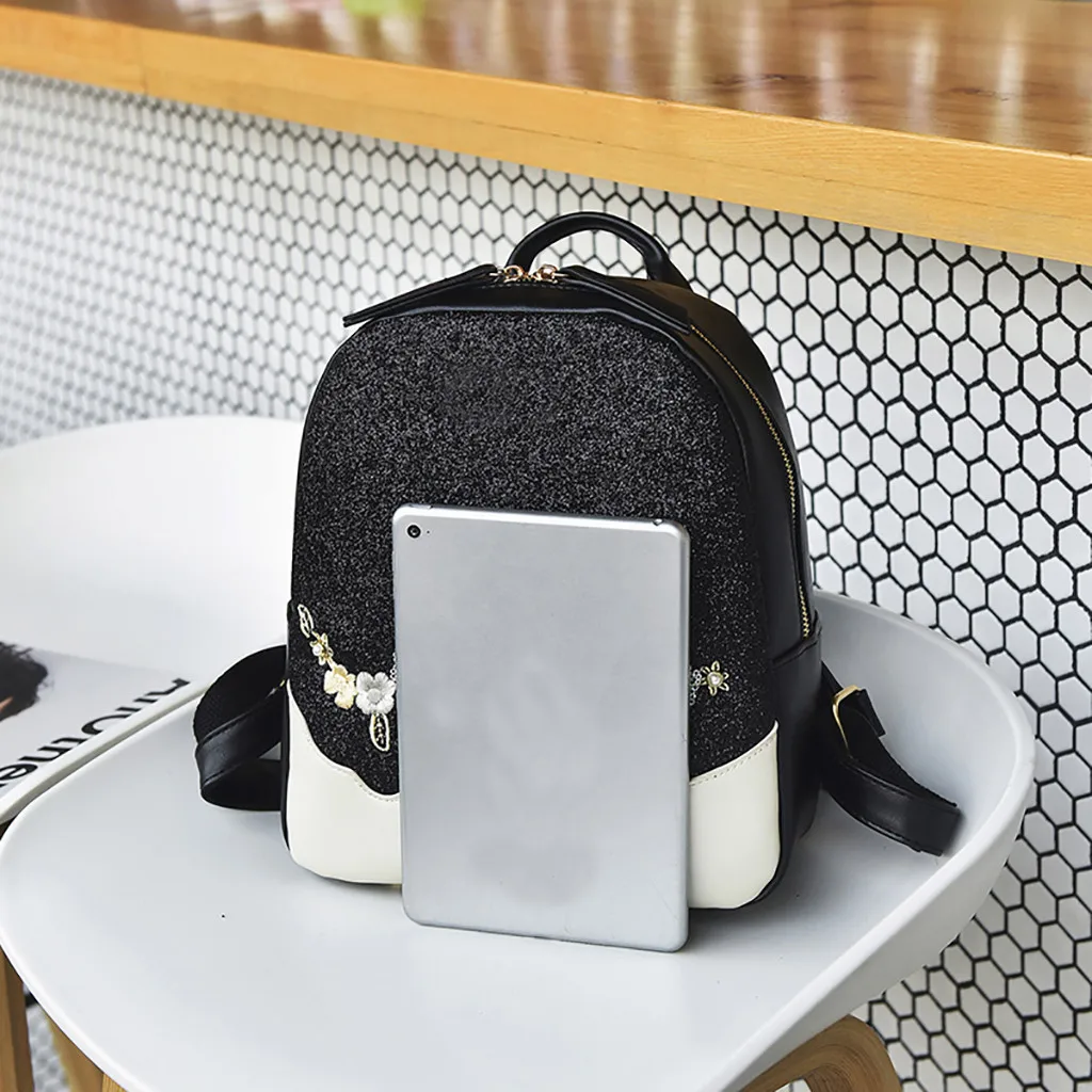 Модный рюкзак с единорогом для девочек женская сумка из искусственной кожи