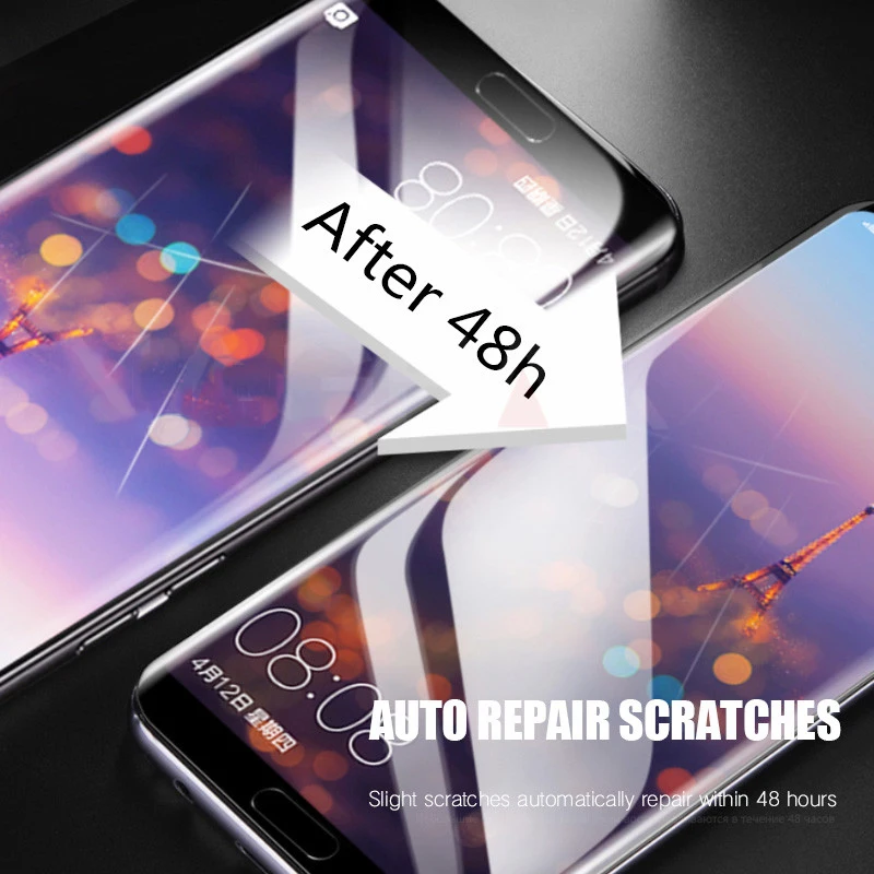 Мягкая Гидрогелевая пленка для Huawei P40 P20 P30 Pro Mate 20 Защитная Honor 9X 8X 10 30 Not