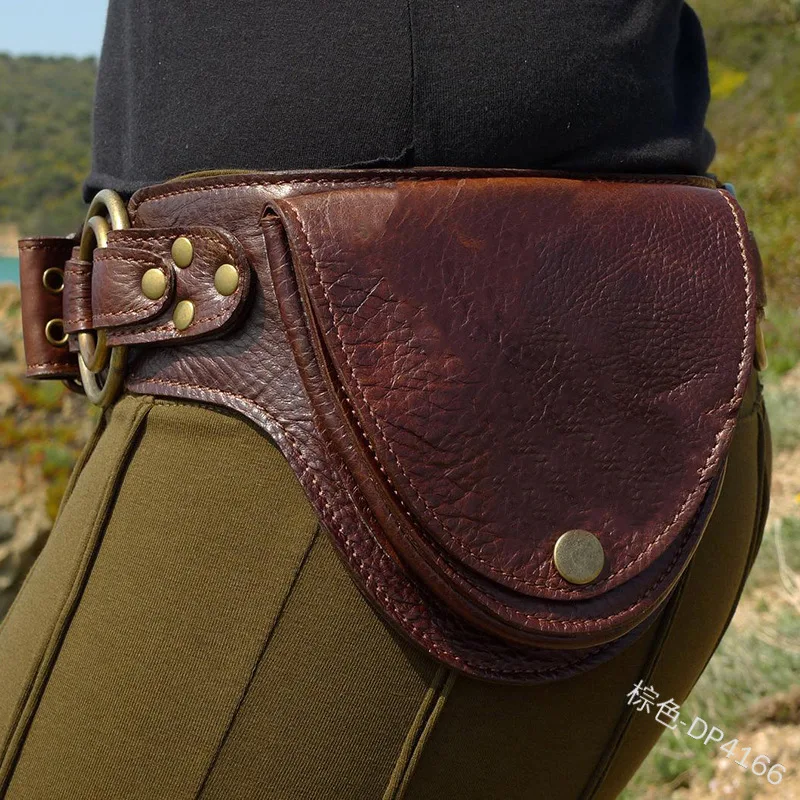 Средневековая сумка с ремнем Викинга кожаный бумажник для мужчин и женщин