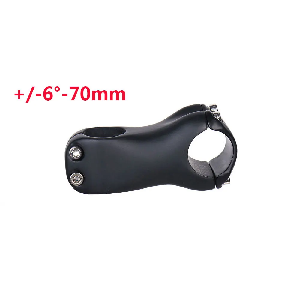 6Degree70mm-2101 ELITA один велосипедный стержень углеродное волокно MTB/дорожный велосипед стержень 6/17 градусов 31,8 мм руль стержень UD/черный 70-130 мм - Цвет: 6Degree70mm-2101