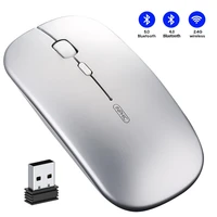 wireless mouse 6 buttons mute office gaming mouse bluetooth compatibility 5 0 usb gamer mouse 1600dpi for laptop pc the mouse