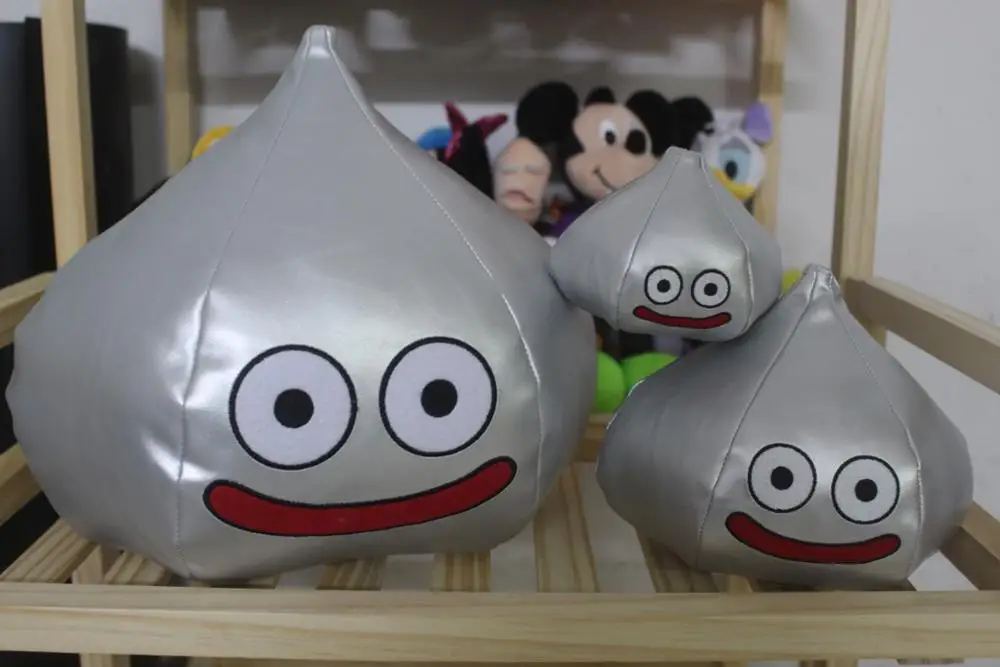 New Dragon Quest Smile Slime Plush Doll Metal L/M/S |