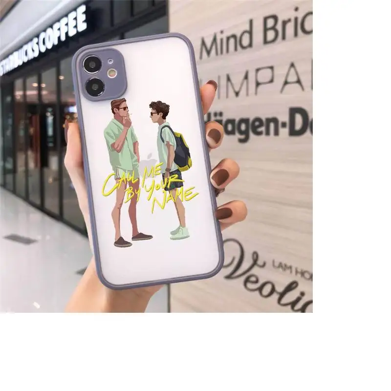 

Call Me by Your Name high quality Phone Cases matte transparent For iphone 7 8 11 12 plus mini x xs xr pro max cover