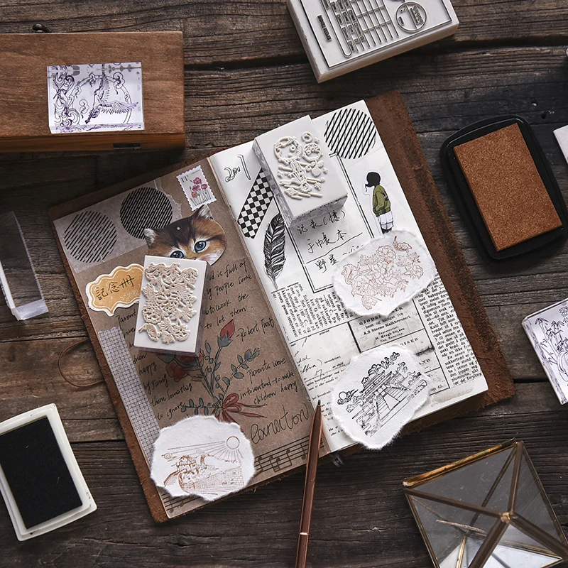 Винтажный кран Сакура принца акриловый штамп для украшения DIY деревянные