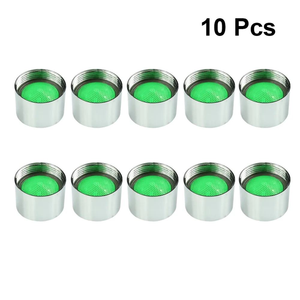 

10 Pcs Threaded Brass Aerator Bubbler Sprayer Water Saving Filter Nozzle Polished Filter (23.5mm Copper Shell)