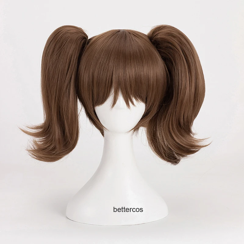 The Seven Deadly Sins Diane Wigs Brown Double Removable Clip Ponytails Heat Resistant Synthetic Hair Cosplay Wig + Wig Cap