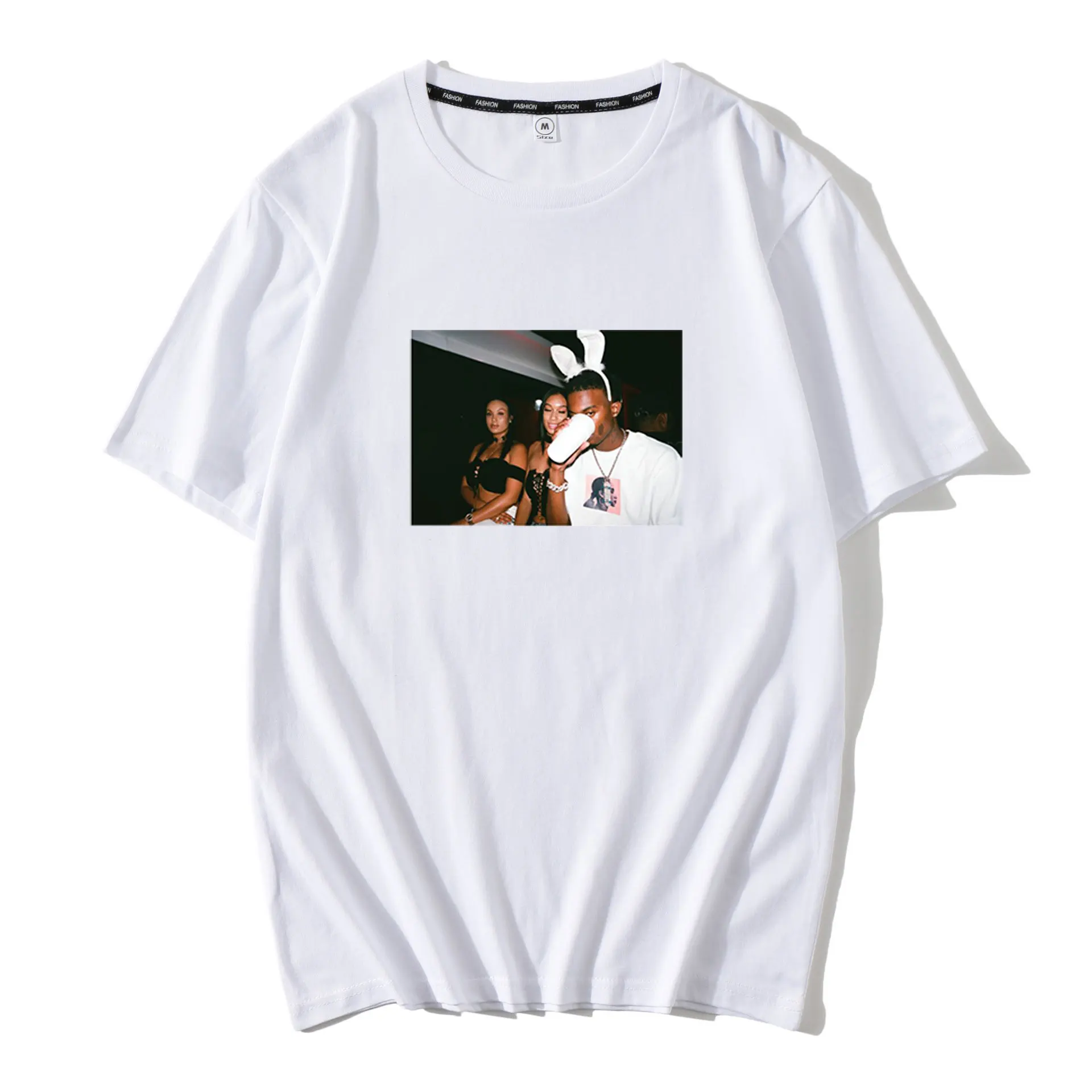 Футболка Playboi Carti мужская с коротким рукавом винтажная эстетика хлопковая